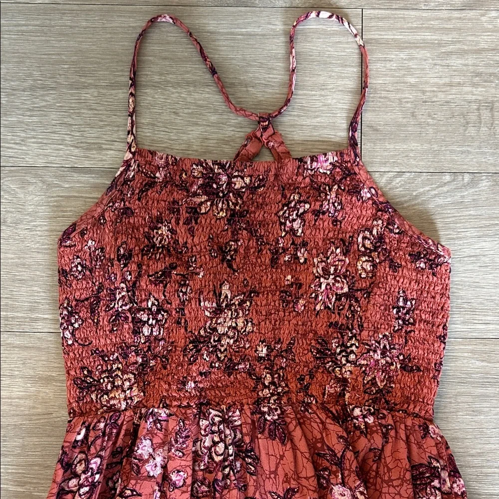 Cottagecore floral smocked Dress - Picture 2 of 7